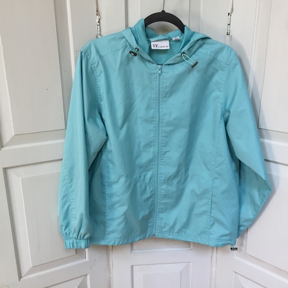 The Tog Shop Baby Blue Hooded Windbreaker - Picture 1 of 16